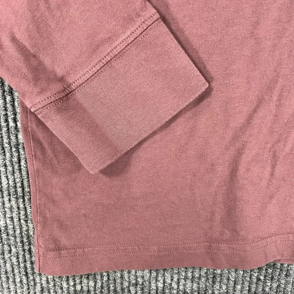 Life is Good Shirt Mens Large Red Long Sleeve Football Season Crusher Crew - Picture 6 of 10